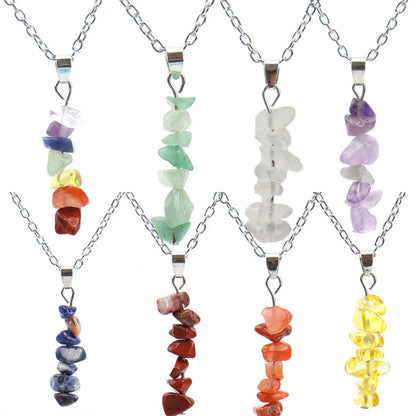 Casual Geometric Crystal Agate Pendant Necklace In Bulk