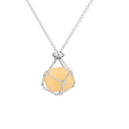 Casual Geometric Crystal Iron Zinc Alloy Wholesale Pendant Necklace