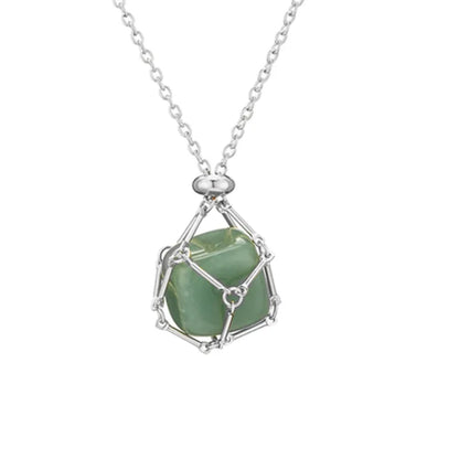 Casual Geometric Crystal Iron Zinc Alloy Wholesale Pendant Necklace