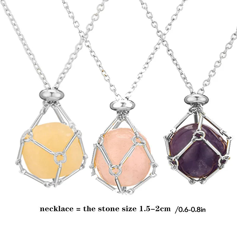 Casual Geometric Crystal Iron Zinc Alloy Wholesale Pendant Necklace