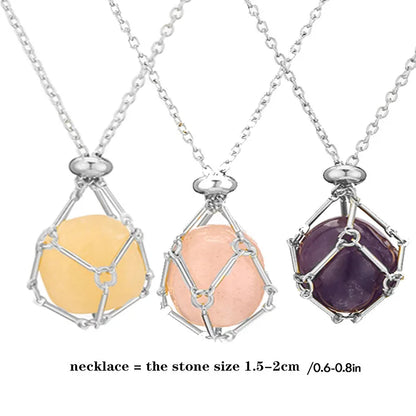 Casual Geometric Crystal Iron Zinc Alloy Wholesale Pendant Necklace