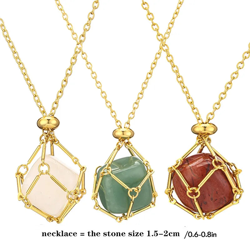 Casual Geometric Crystal Iron Zinc Alloy Wholesale Pendant Necklace