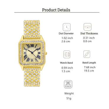 Casual Geometric Hook Quartz Women'S Watches