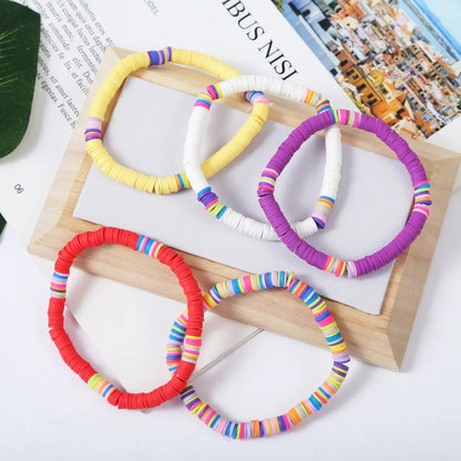 Casual Geometric Soft Clay Women's Bracelets