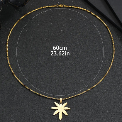 Casual Geometric Stainless Steel 18k Gold Plated Sweater Chain