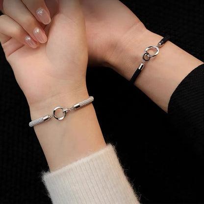 Casual Geometric Sterling Silver Plating Bracelets