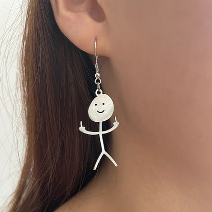 Casual Gingerbread Stainless Steel Earrings Stainless Steel Earrings