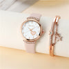 Casual Heart Shape Buckle Quartz Women'S Watches