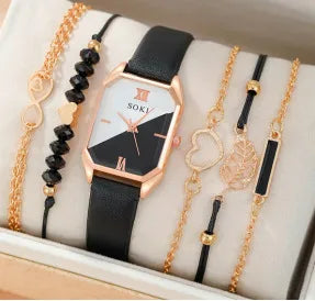 Casual Heart Shape Flower Butterfly Jewelry Buckle Quartz Women'S Watches