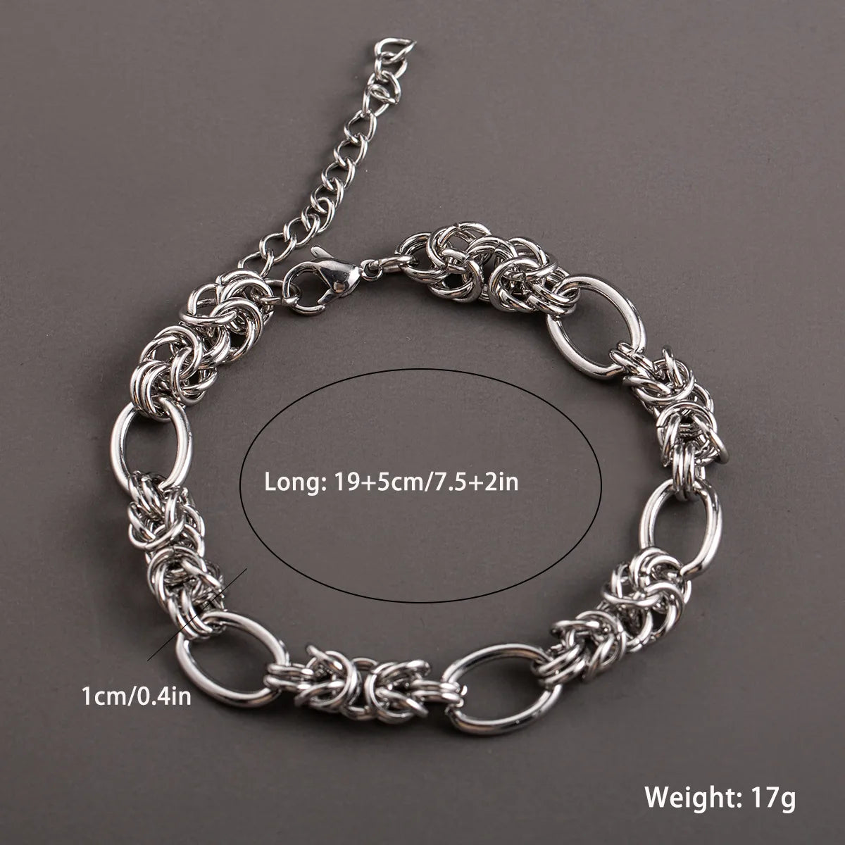 Casual Hip-Hop Cool Style Geometric 304 Stainless Steel Unisex Bracelets