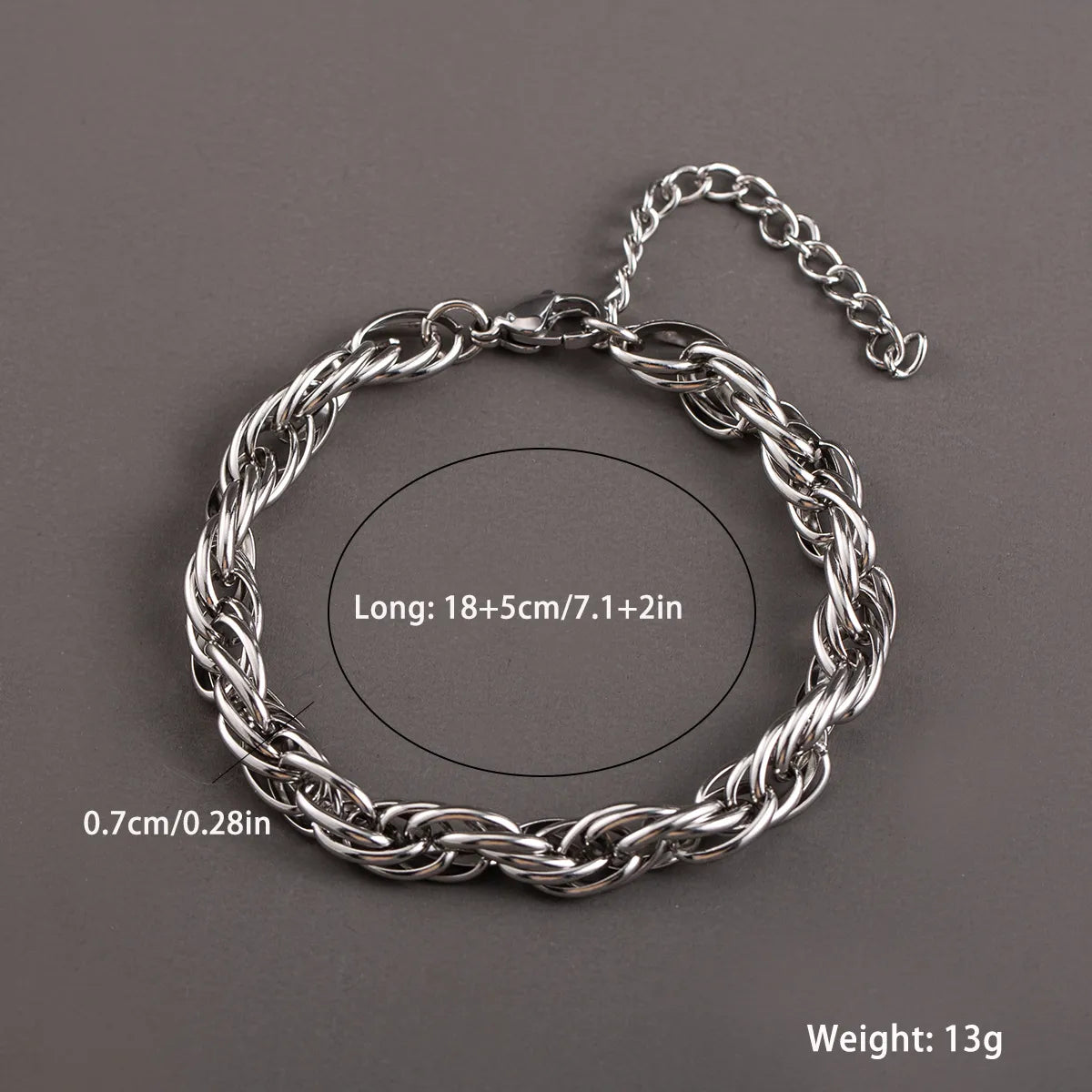 Casual Hip-Hop Cool Style Geometric 304 Stainless Steel Unisex Bracelets