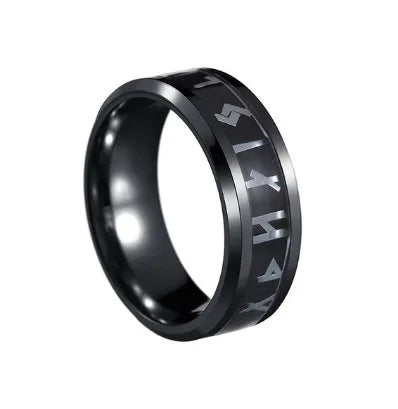 Casual Hip-Hop Punk Geometric Titanium Steel Men'S Rings