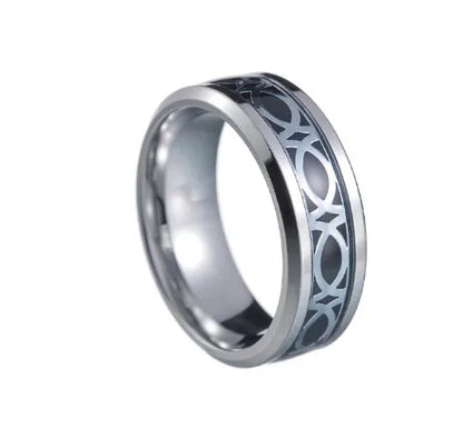 Casual Hip-Hop Punk Geometric Titanium Steel Men'S Rings