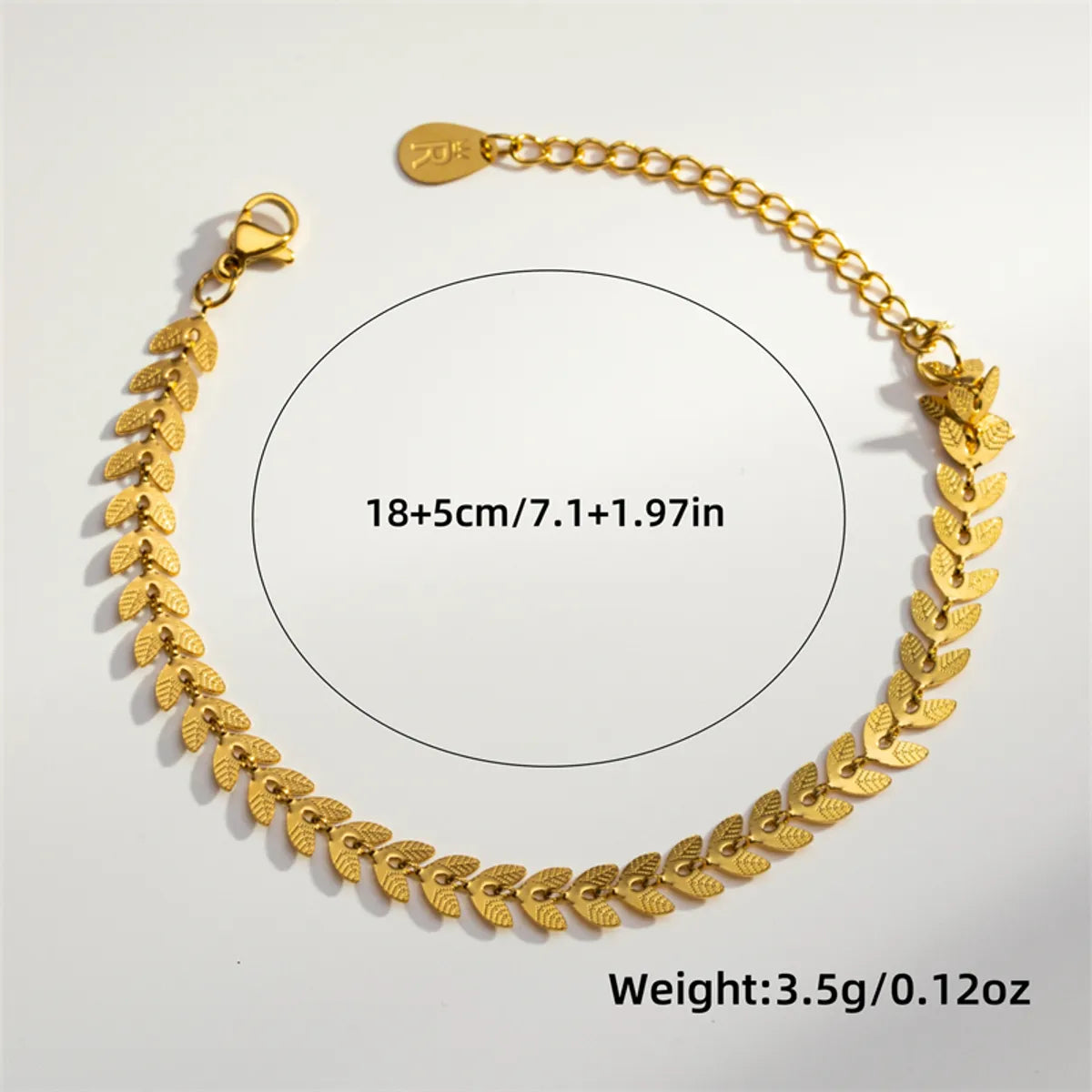 Casual Hip-Hop Simple Style Solid Color 304 Stainless Steel 18K Gold Plated Bracelets In Bulk