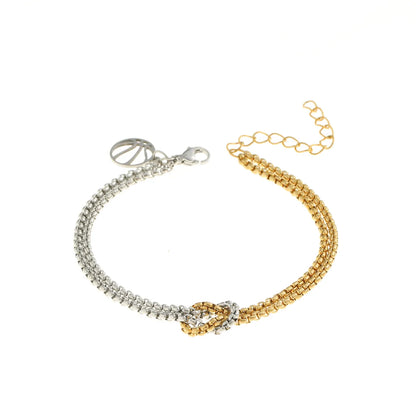 Casual Hip-Hop Sports Knot 304 Stainless Steel 18K Gold Plated Women'S Bracelets