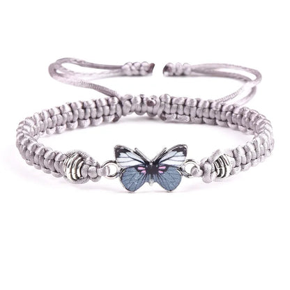 Casual Lady Butterfly Stainless Steel Rope Women'S Bracelets