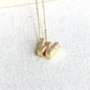 1 Piece Alloy Zircon Gold Plated Inlay Polished Pendant