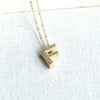 1 Piece Alloy Zircon Gold Plated Inlay Polished Pendant