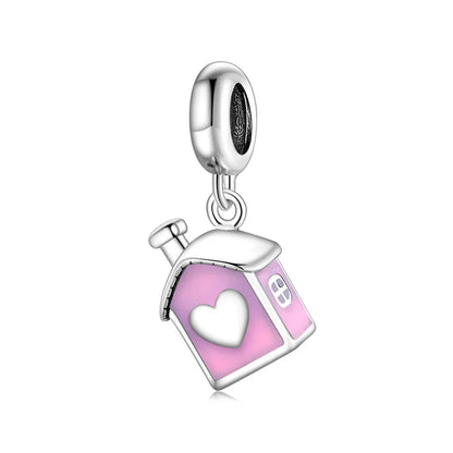 Casual Letter Heart Shape Sterling Silver Plating Jewelry Accessories