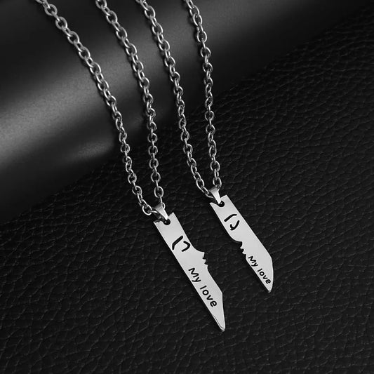 Wholesale Jewelry Casual Letter 304 Stainless Steel Handmade Necklace