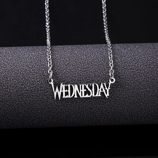 Casual Letter Stainless Steel Hollow Out Necklace