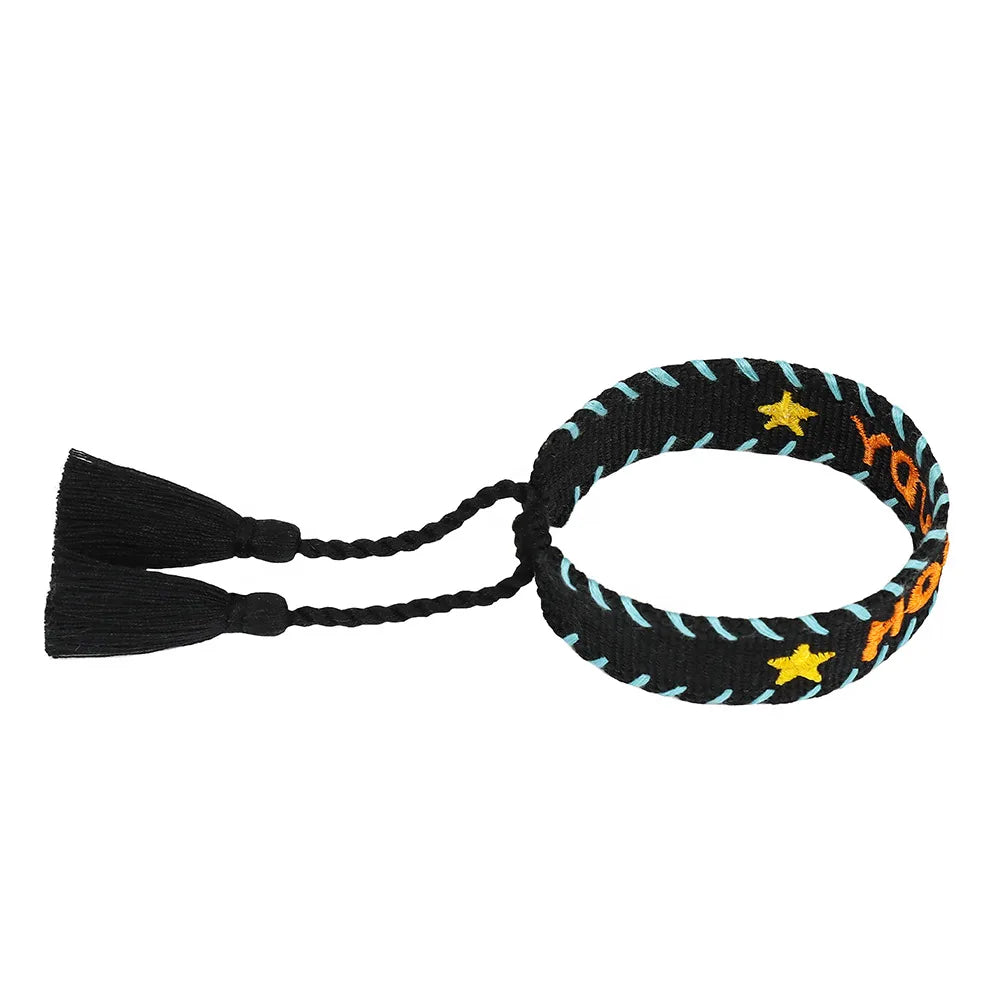 Casual Letter Star Polyester Wholesale Bracelets