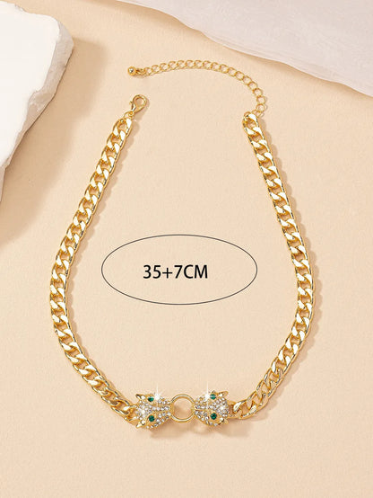 Casual Lion Alloy Plating 14k Gold Plated Women's Necklace