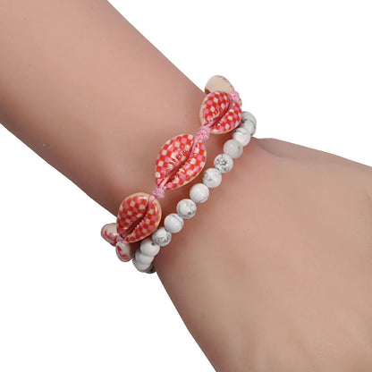 Casual Marine Style Lattice Shell Rope Shell Wholesale Bracelets