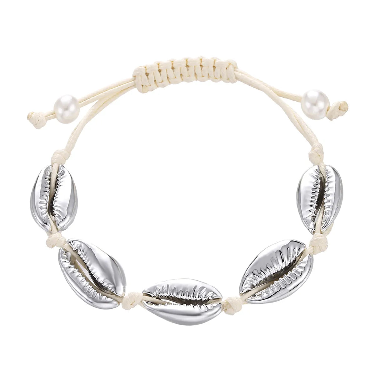 Casual Marine Style Shell Rope Shell Unisex Bracelets Necklace