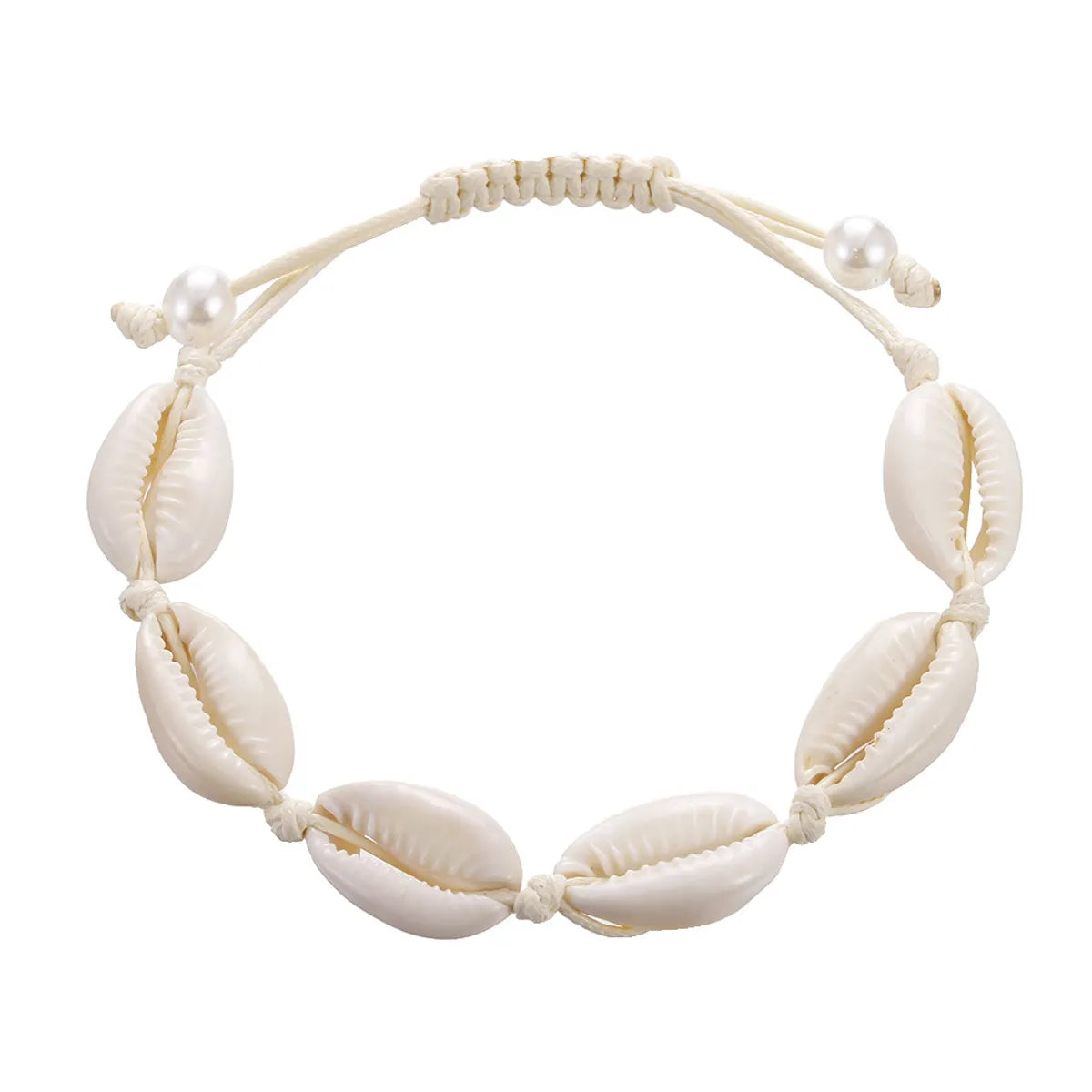 Casual Marine Style Shell Rope Shell Unisex Bracelets Necklace