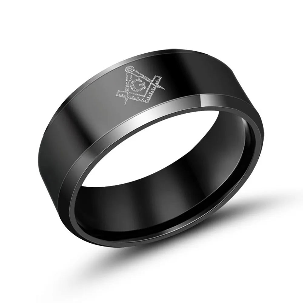 Casual Modern Style Korean Style Letter Symbol 304 Stainless Steel Men'S Rings