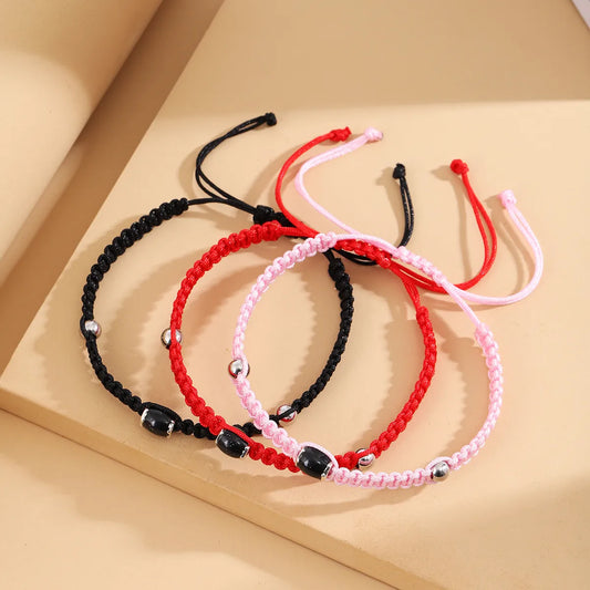 Casual Novelty Geometric Nylon Stone Unisex Bracelets