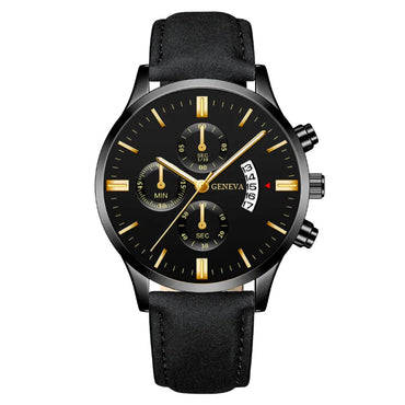 Casual Number Buckle Quartz Men'S Watches