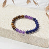 Casual Pastoral Classic Style Round Natural Stone Tiger Eye Bracelets In Bulk