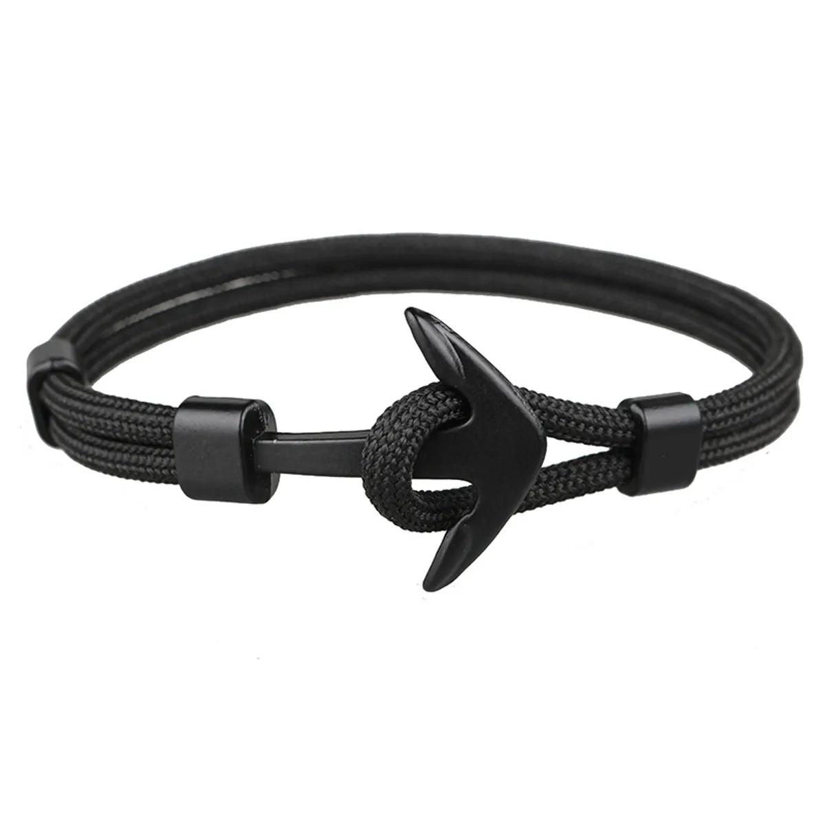 Casual Retro Anchor Alloy Rope Plating Men'S Bracelets