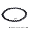 Casual Retro Geometric Elastic String Hematite Beaded Unisex Bracelets