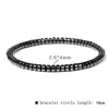 Casual Retro Geometric Elastic String Hematite Beaded Unisex Bracelets