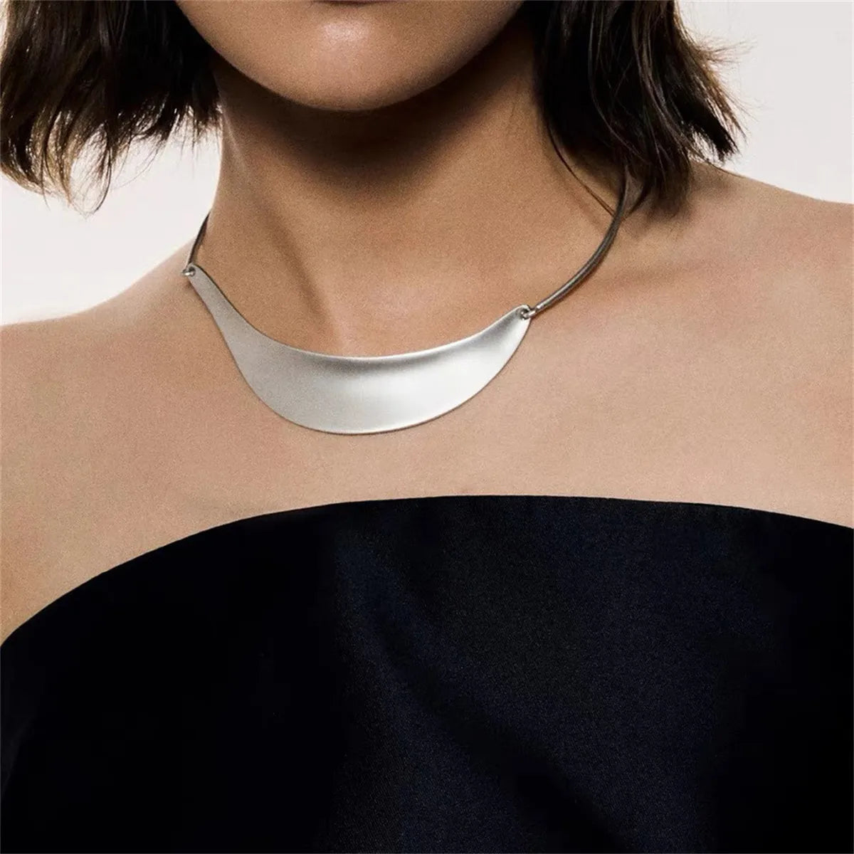 Casual Retro Geometric Gold Plated Silver Plated Copper Alloy Wholesale Choker