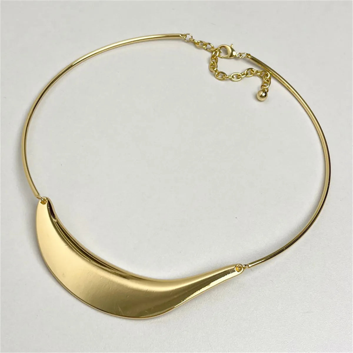 Casual Retro Geometric Gold Plated Silver Plated Copper Alloy Wholesale Choker