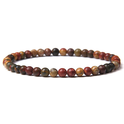 Casual Retro Geometric Natural Stone Agate Bracelets In Bulk