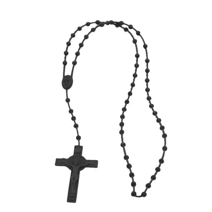 Casual Retro Human Cross Plastic Wholesale Pendant Necklace