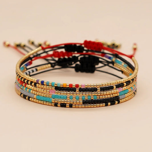 Casual Retro Multicolor Seed Bead Wholesale Bracelets