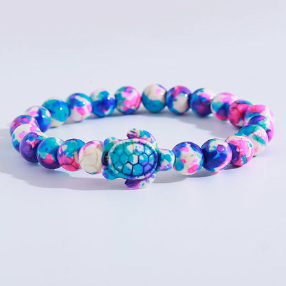 Casual Retro Simple Style Tortoise Dolphin Butterfly Turquoise Wholesale Bracelets