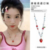 Casual Retro Star Heart Shape Butterfly Arylic Rope Wholesale Pendant Necklace