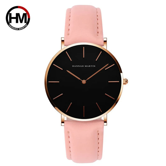 Casual Round Buckle Quartz Women'S Watches