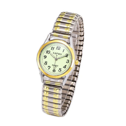 Casual Round One Piece Buckle Quartz Women'S Watches