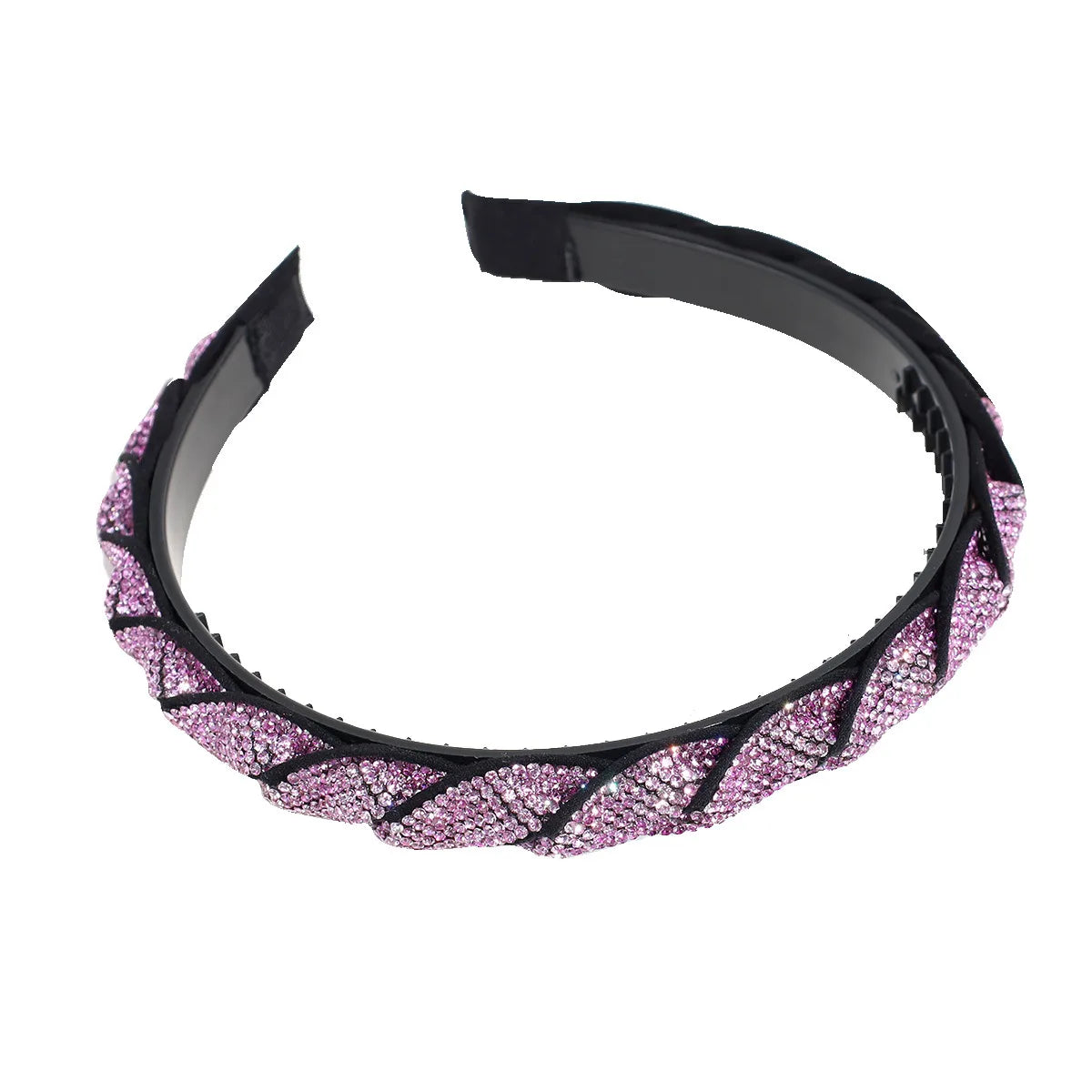 Casual Shiny U Shape Rhinestone Inlay Rhinestones Hair Band