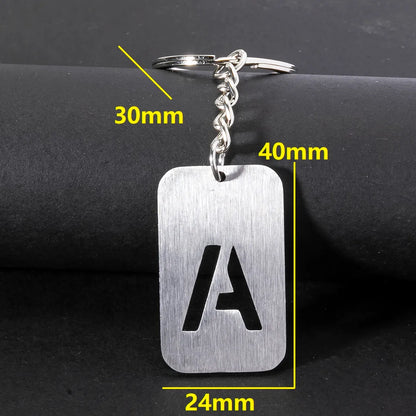 Casual Simple Style Artistic Letter 201 Stainless Steel Polishing Bag Pendant Keychain