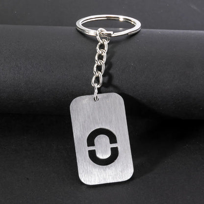 Casual Simple Style Artistic Letter 201 Stainless Steel Polishing Bag Pendant Keychain