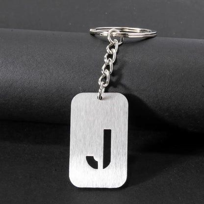 Casual Simple Style Artistic Letter 201 Stainless Steel Polishing Bag Pendant Keychain